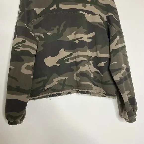 ATM ANTHONY THOMAS MELILLO French Terry Jungle Camo Crewneck Sweatshirt Small - Picture 4 of 11